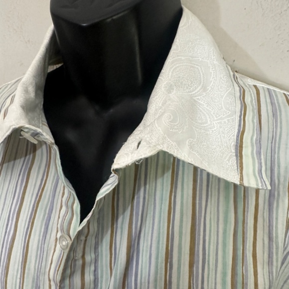 Pistol Pete Stretch Contrast Long Sleeve Shirt XL runs small Gently worn - Picture 2 of 5